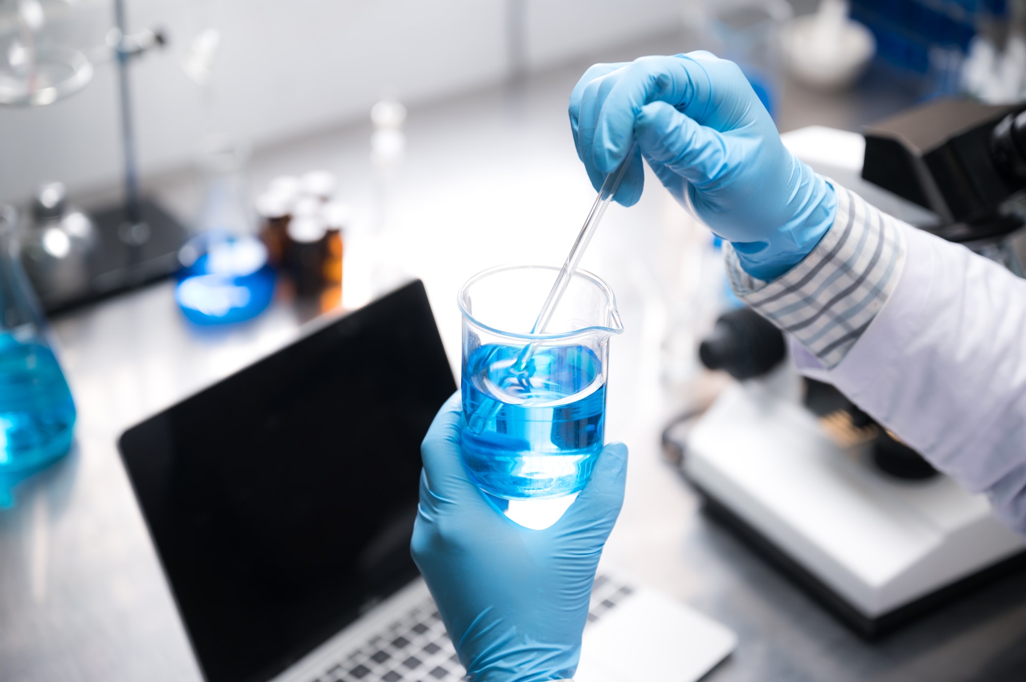 Laboratory glassware for the development of medical innovation